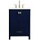 Elegant Irene 24 In. Bathroom Vanity In Blue
