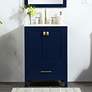 1_Elegant Irene 24 In. Bathroom Vanity In Blue