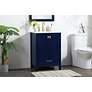 4_Elegant Irene 24 In. Bathroom Vanity In Blue more views