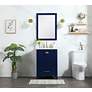 5_Elegant Irene 24 In. Bathroom Vanity In Blue more views
