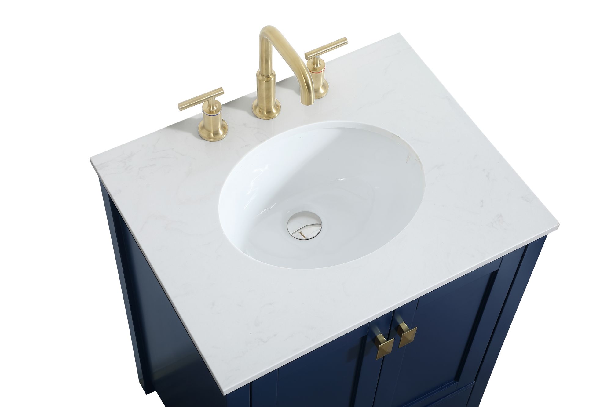 Elegant Irene 24 In. Bathroom Vanity In Blue