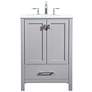 2_Elegant Irene 24 In. Bathroom Vanity In Grey