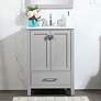 1_Elegant Irene 24 In. Bathroom Vanity In Grey