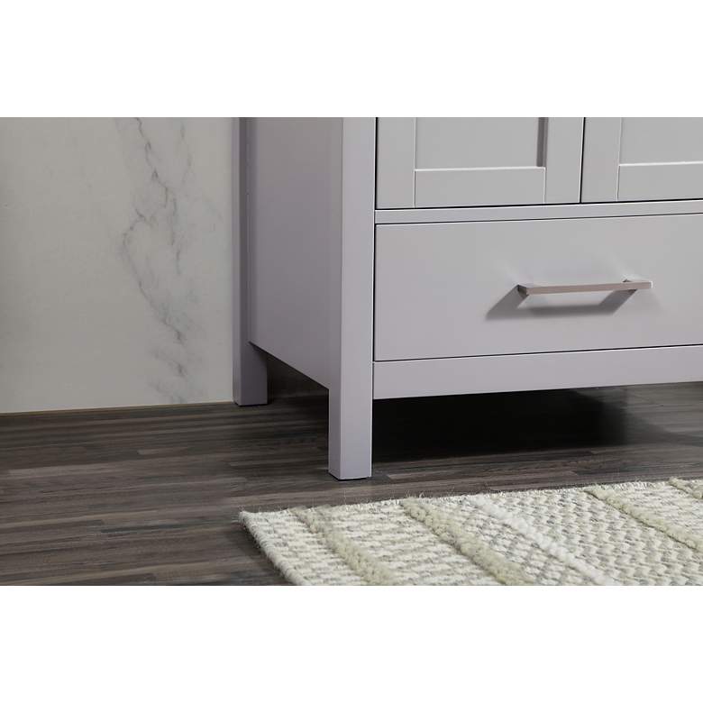 Image 7 Elegant Irene 24 In. Bathroom Vanity In Grey more views