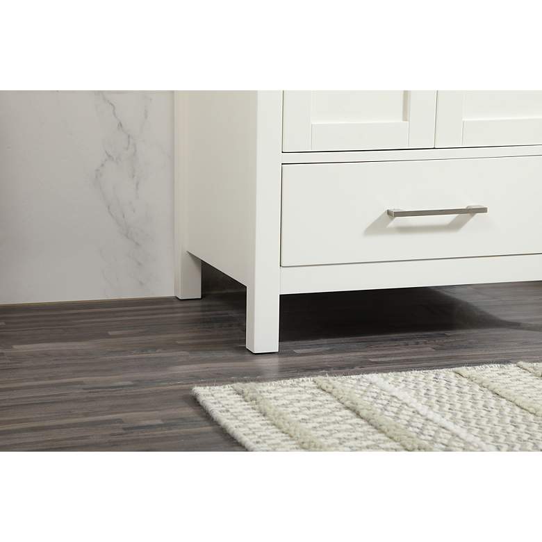 Image 7 Elegant Irene 24 In. Bathroom Vanity In White more views