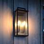 Thumbnail1 of Elegant Kannon 8.5 inch Outdoor Wall Sconce in Black