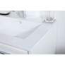 5_Elegant Kasper 24 In.  Bathroom Floating Vanity In White more views