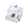 Elegant Kasper 24 In.  Bathroom Floating Vanity In White