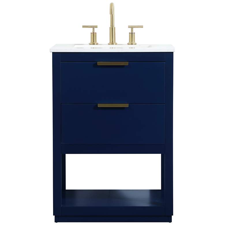 Image 1 Elegant Larkin 24 In. Bathroom Vanity In Blue