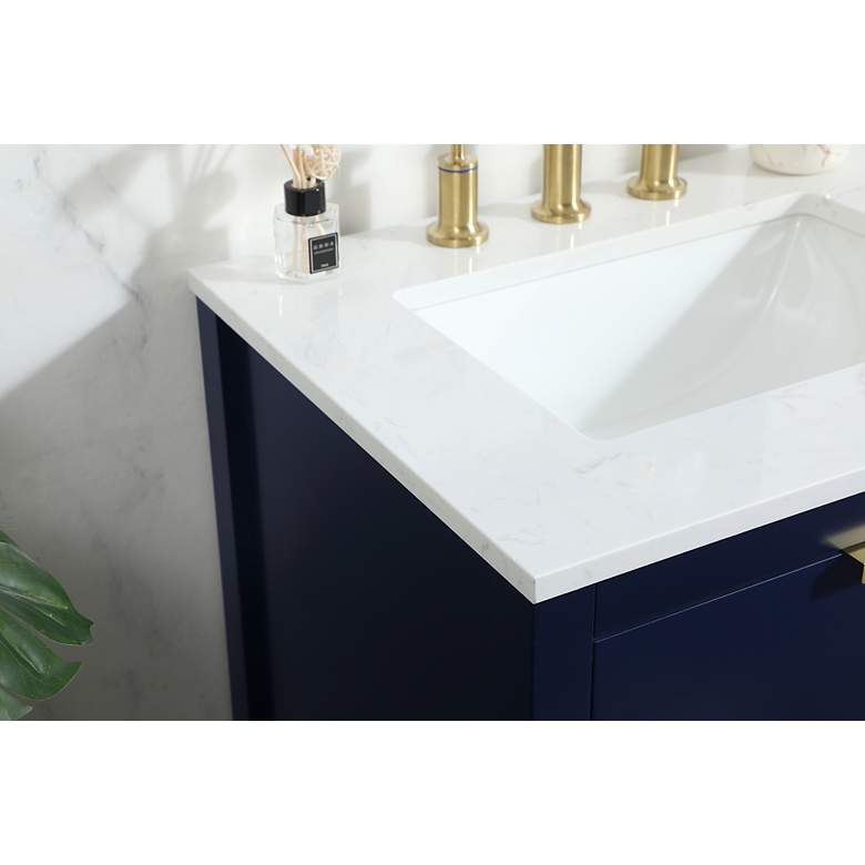 Image 6 Elegant Larkin 24 In. Bathroom Vanity In Blue more views
