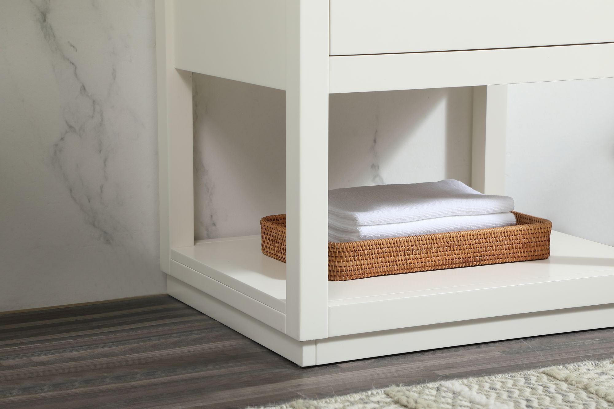 Image 7 Elegant Larkin 24 In. Bathroom Vanity In White more views