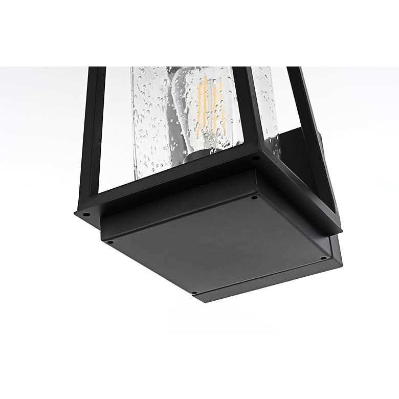 Image 5 Elegant Lehigh 6 Inch Outdoor Wall Sconce in Black more views