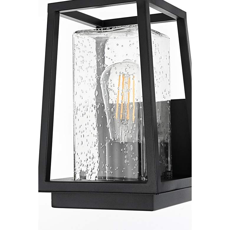 Image 6 Elegant Lehigh 6 Inch Outdoor Wall Sconce in Black more views