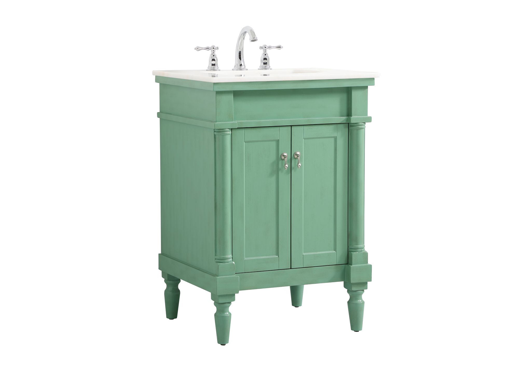 Elegant Lexington 24 In. Bathroom Vanity In Mint