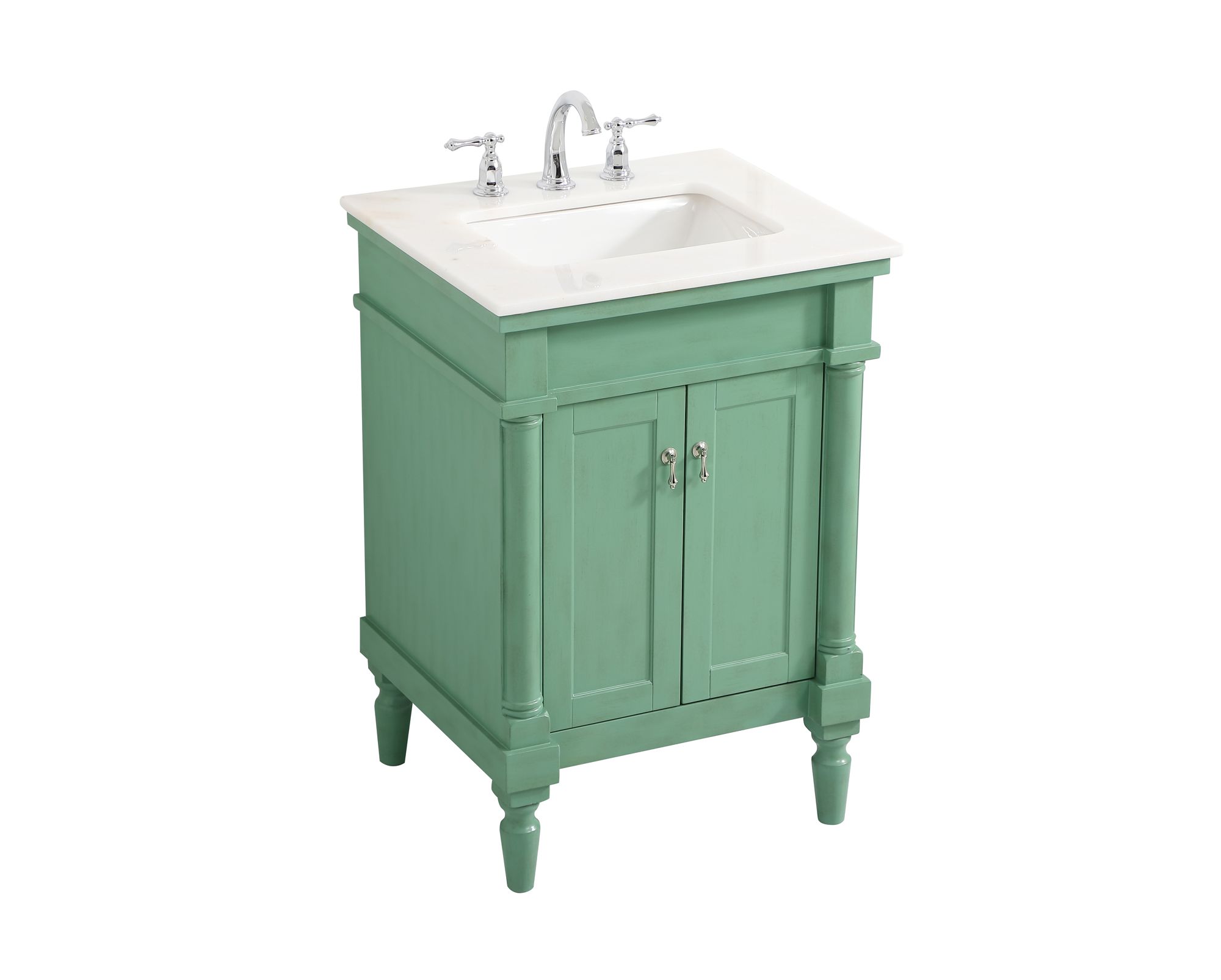 Elegant Lexington 24 In. Bathroom Vanity In Mint