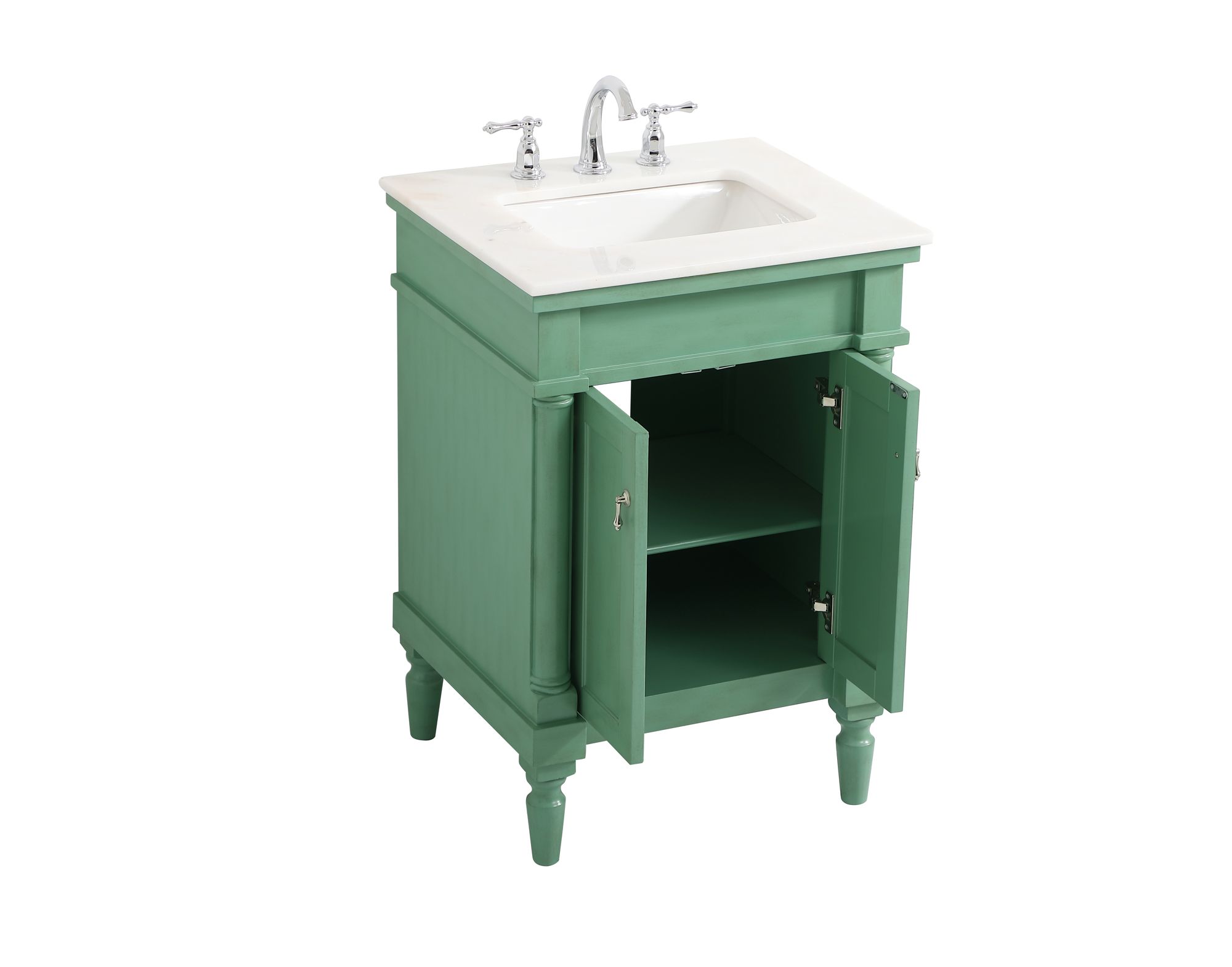 Elegant Lexington 24 In. Bathroom Vanity In Mint