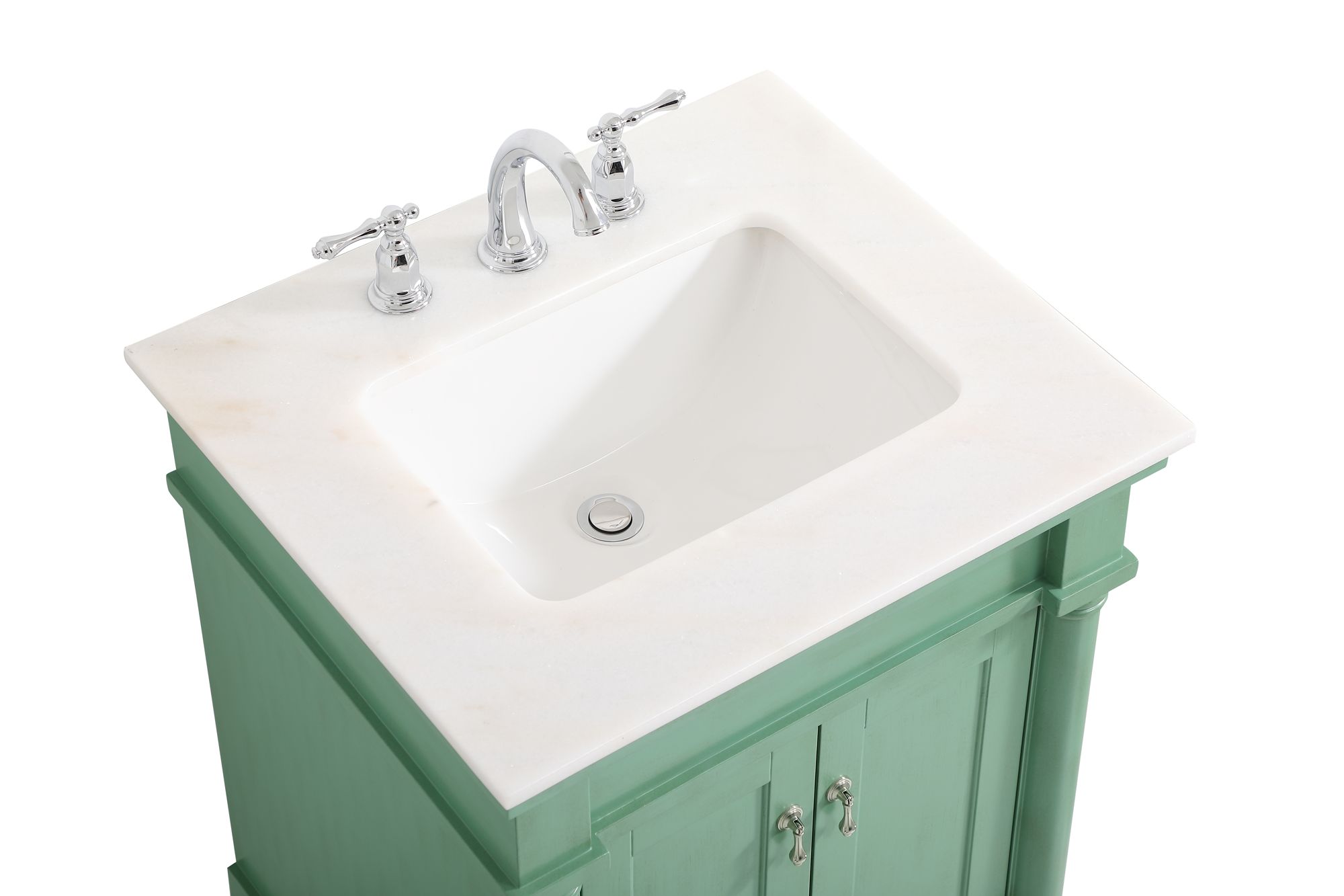 Elegant Lexington 24 In. Bathroom Vanity In Mint