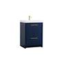 2_Elegant Lighting 24" Wide Single Sink Blue Bathroom Vanity more views