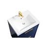 5_Elegant Lighting 24" Wide Single Sink Blue Bathroom Vanity more views