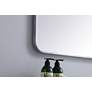 5_Elegant Lighting 32 x 24 Soft Corner Metal Rectangular Silver Wall Mirror more views