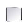 6_Elegant Lighting 32 x 24 Soft Corner Metal Rectangular Silver Wall Mirror more views