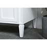 6_Elegant Lighting 36" Wide Single Sink White Marble Bathroom Vanity more views