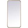 3_Elegant Lighting 36" x 18" Modern Rectangular Brass Wall Mirror