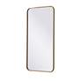 5_Elegant Lighting 36" x 18" Modern Rectangular Brass Wall Mirror more views