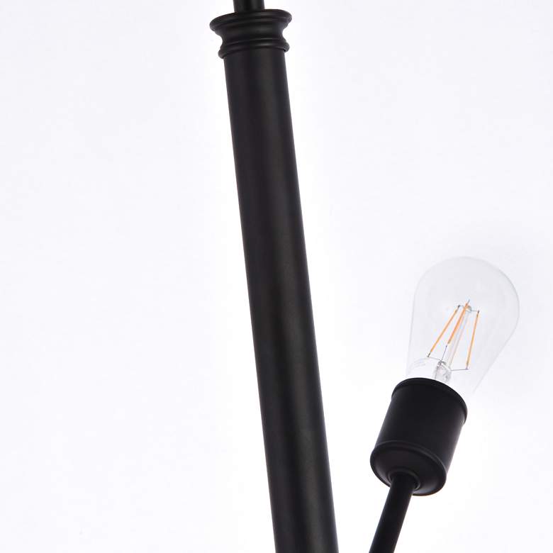 Image 6 Elegant Lighting Axel 27 inch Wide 10-Light Black Finish Modern Pendant more views
