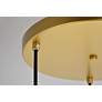 7_Elegant Lighting Baxter 18" Wide Brass Multi-Light Globe Pendant more views