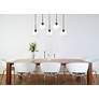 3_Elegant Lighting Baxter 41 3/4" 5-Light Linear Glass Globes Pendant more views