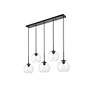 4_Elegant Lighting Baxter 41 3/4" 5-Light Linear Glass Globes Pendant more views