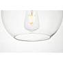6_Elegant Lighting Baxter 41 3/4" 5-Light Linear Glass Globes Pendant more views