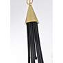 6_Elegant Lighting Cohen 36" Black and Brass Candelabra Chandelier more views