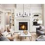 4_Elegant Lighting Cohen 42" Wide Black 6-Light Chandelier more views