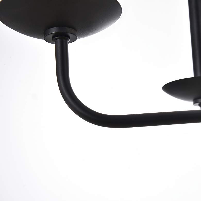 Image 6 Elegant Lighting Cohen 42" Wide Black 6-Light Chandelier more views