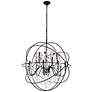 3_Elegant Lighting Cordelia 43 1/2" Black Crystal 12-Light Chandelier