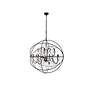 5_Elegant Lighting Cordelia 43 1/2" Black Crystal 12-Light Chandelier more views