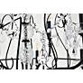Elegant Lighting Cordelia 43 1/2" Black Crystal 12-Light Chandelier in scene