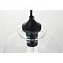 7_Elegant Lighting Destry 18 1/2" Wide 3-Light Black Clear Glass Pendant more views
