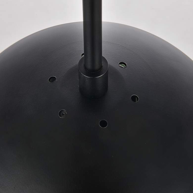 Image 5 Elegant Lighting Eclipse 18" 5-Light Black and White Globe Pendant more views