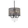 4_Elegant Lighting Elise 14" Wide Black and Crystal 4-Light Chandelier more views