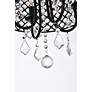 5_Elegant Lighting Elise 14" Wide Black and Crystal 4-Light Chandelier more views