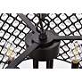 7_Elegant Lighting Elise 17" Black Finish Crystal Drum Pendant more views