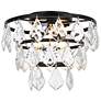 2_Elegant Lighting Ella 10" Black Finish Tiered Crystal Ceiling Light