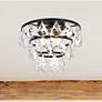 1_Elegant Lighting Ella 10" Black Finish Tiered Crystal Ceiling Light