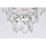 5_Elegant Lighting Ella 12" Wide Crystal Glass Flush Mount Ceiling Light more views