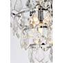 6_Elegant Lighting Ella 12" Wide Crystal Glass Flush Mount Ceiling Light more views