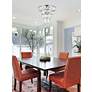 Thumbnail3 of Elegant Lighting Ella 16" Chrome and Crystal Flush Mount Ceiling Light more views