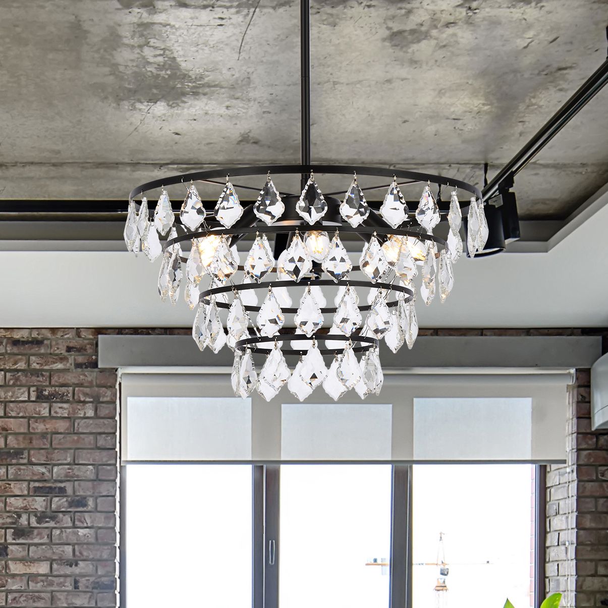 Elegant Lighting Ella Black Collection